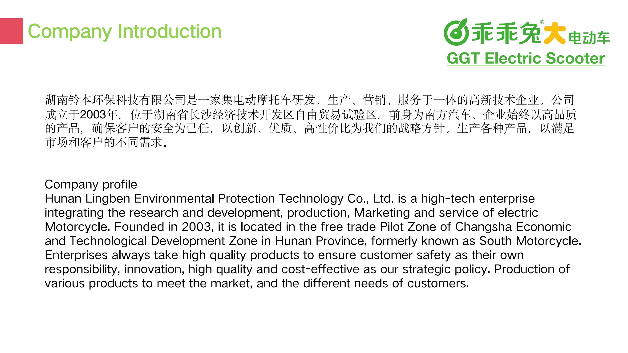 GGT E-Scooter （_ _01